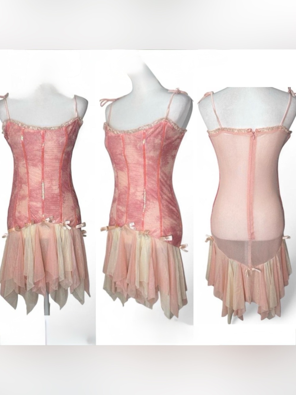 Pink Fairy Handkerchief Dress